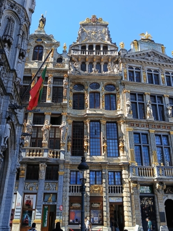 Zdjęcie z Belgii - detale brukselskich kamienic - wrażenia z obcowania z nimi na żywo - wspaniałe!