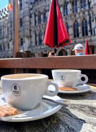 Zdjęcie z Belgii - Bruksela i "obowiązkowa" przerwa na kawkę przy Grote-Markt :)
