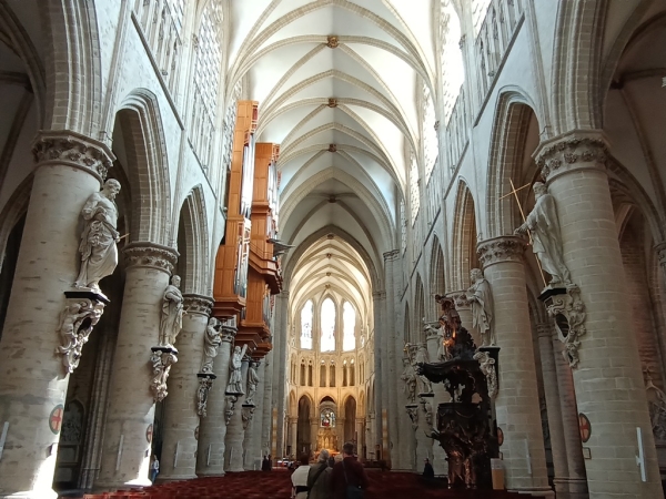 Zdjęcie z Belgii - wnętrza katedry