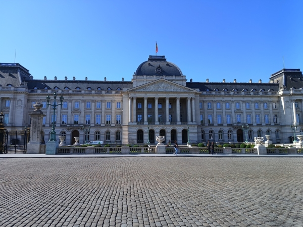 Zdjęcie z Belgii - Bruksela - pałac Królewski będący oficjalnym pałacem króla i królowej Belgów, ale 