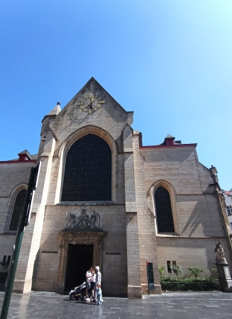Zdjęcie z Belgii - Bruksela; jeden z najstarszych kościołów w mieście- Św. Mikołaja z Bari