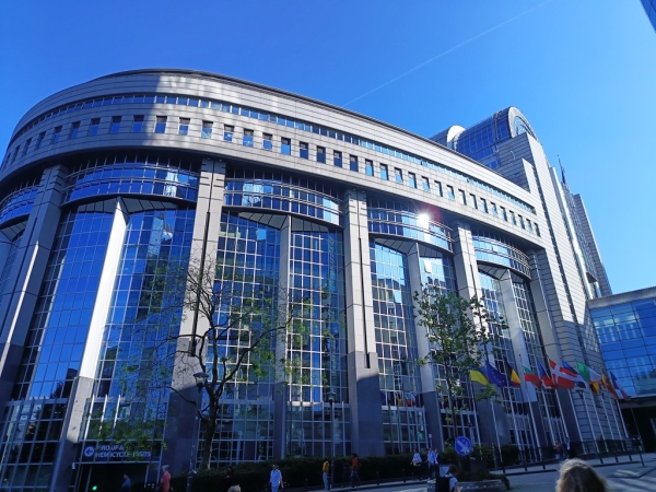 Zdjęcie z Belgii - Bruksela,;  w dzielnicy "Europejskiej" 