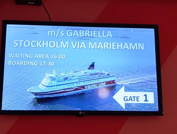 Zdjęcie ze Szwecji - zaokrętowanie na prom i płyniemy do Szwecji....