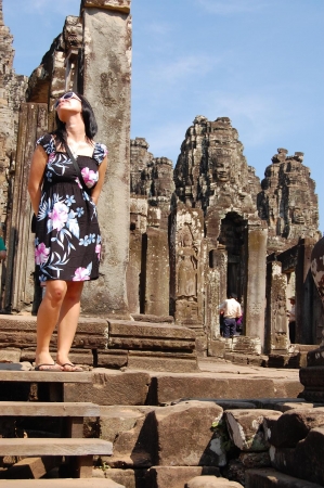 Zdjęcie z Kambodży - Bayon