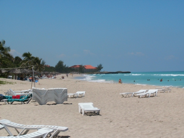 Zdjęcie z Kuby - plaża przed hotelem