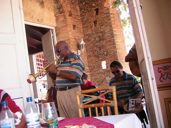 Zdjęcie z Kuby - lunch w Trinidadzie