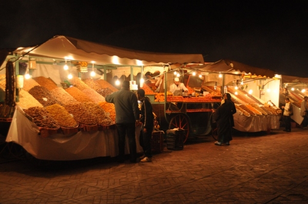 Zdjęcie z Maroka - Marrakesz nocą