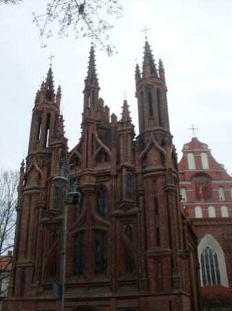 Zdjęcie z Litwy - Kościół św Anny 