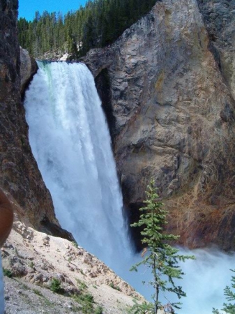 Zdjęcie ze Stanów Zjednoczonych - Yellowstone ;Lower Falls