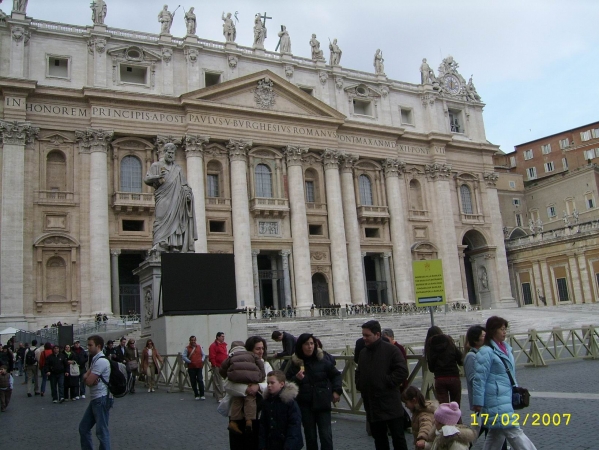 Zdjęcie z Włoch - Plac św Piotra