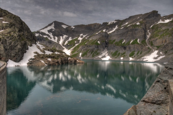 Zdjęcie z Francji - nad Lac du Vieux Emosson