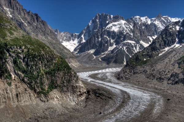 Zdjęcie z Francji - lodowiec Mer de Glace