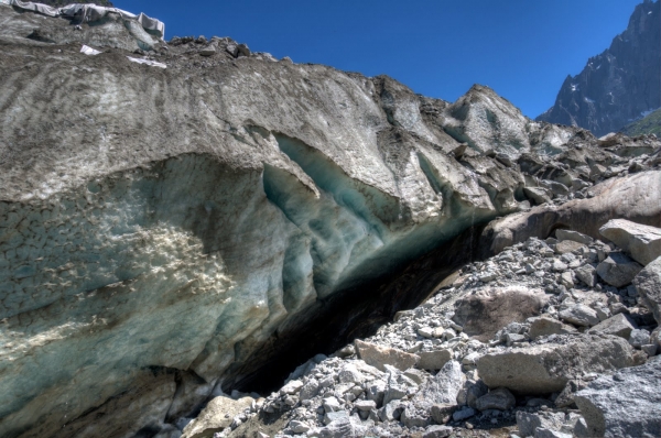 Zdjęcie z Francji - lodowiec Mer de Glace
