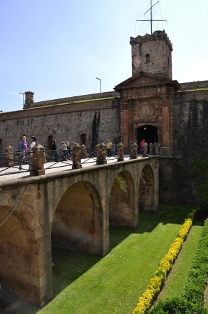 Zdjęcie z Hiszpanii - zamek Montjuic