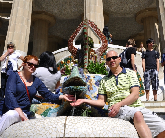 Zdjęcie z Hiszpanii - Park Guell