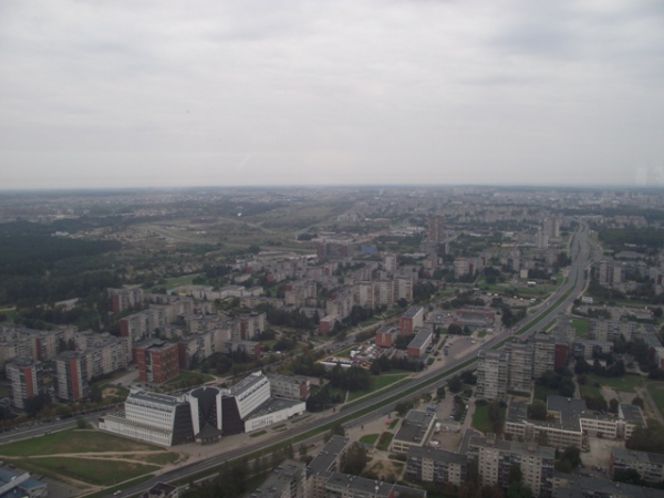 Zdjęcie z Litwy - widok z wiezy Tv