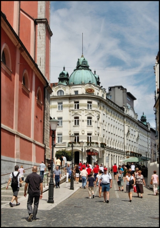 Zdjęcie ze Słowenii - Prešernov trg, Ljubljana