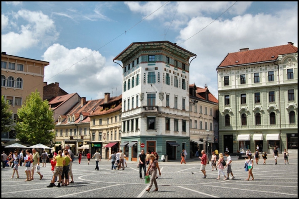 Zdjęcie ze Słowenii - Prešernov trg, Ljubljana