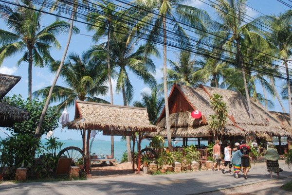 Zdjęcie z Tajlandii - Restauracja pod palmami