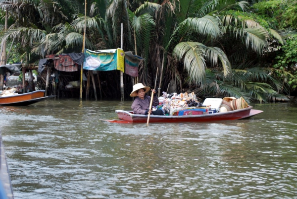 Zdjęcie z Tajlandii - Plywajacy stragan