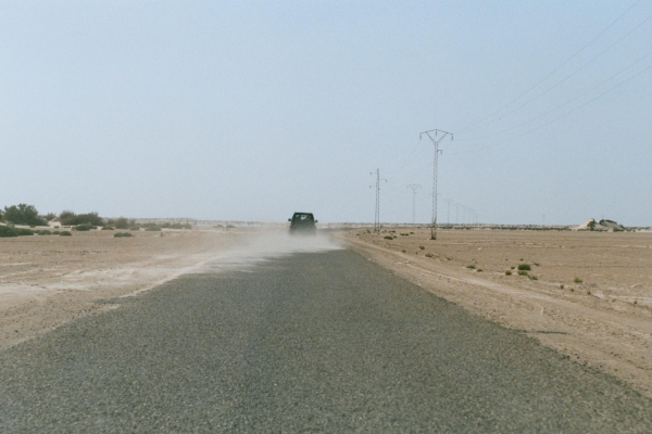 Zdjęcie z Tunezji - w drodze na Saharę
