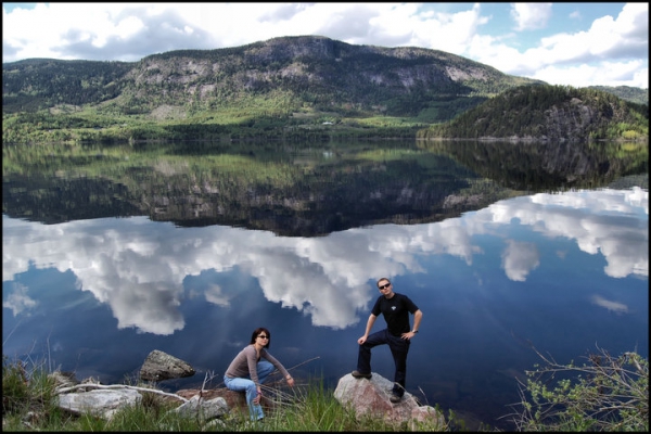 Zdjęcie z Norwegii - okolice Honefoss