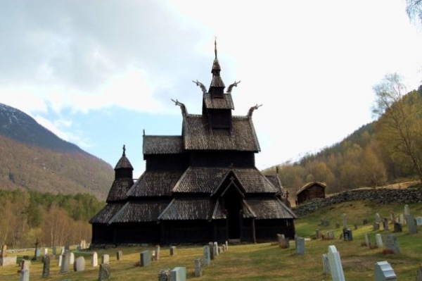 Zdjęcie z Norwegii - Borgund Stavkirke