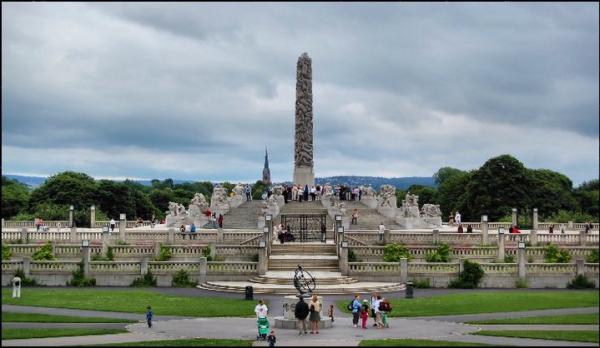 Zdjęcie z Norwegii - Vigelandpark, Oslo