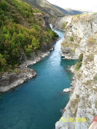 Zdjęcie z Nowej Zelandii - Kanion rzeki Shotover...
