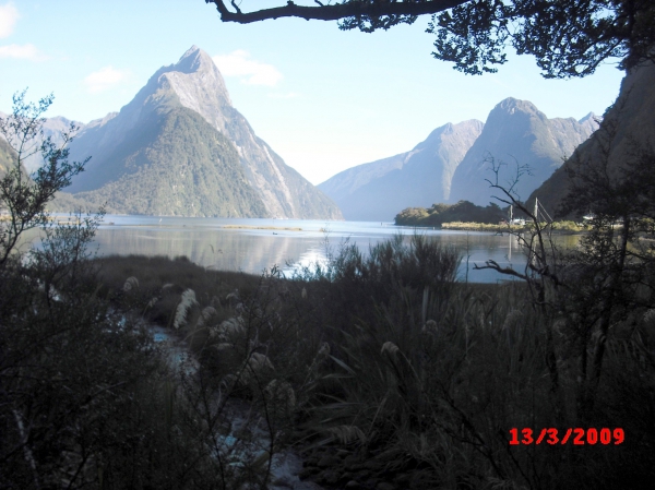 Zdjęcie z Nowej Zelandii - Przystan w Milford Sound