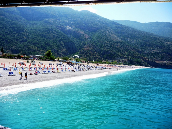 Zdjęcie z Turcji - plaża w Oludeniz