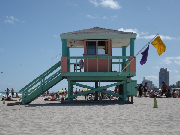 Zdjęcie ze Stanów Zjednoczonych - plaża w Miami