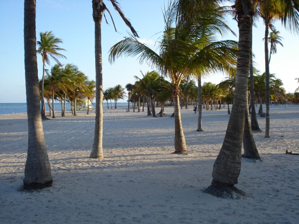 Zdjęcie ze Stanów Zjednoczonych - plaża w Key Biscayne