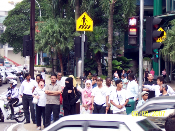 Zdjęcie z Malezji - Ulica Kuala Lumpur...