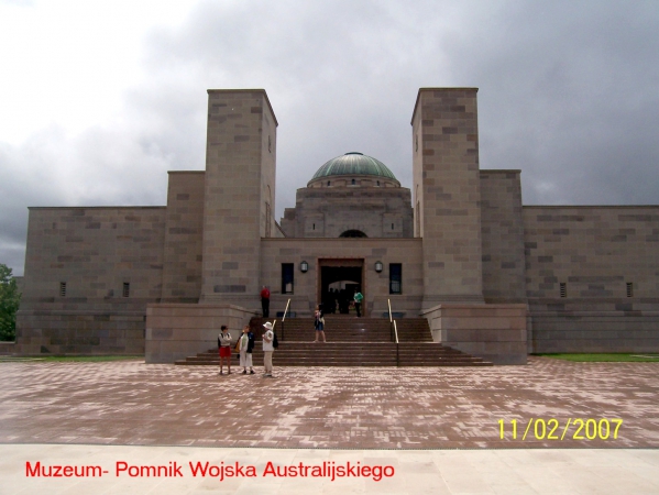 Zdjęcie z Australii - Wejsie do War Memorial