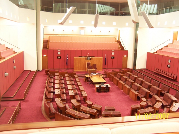 Zdjęcie z Australii - Sala obrad...
