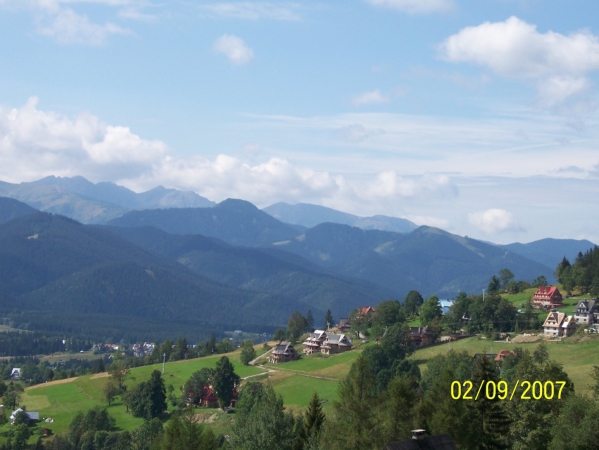 Zdjęcie z Polski - Widok na Tatry  z wyciagu