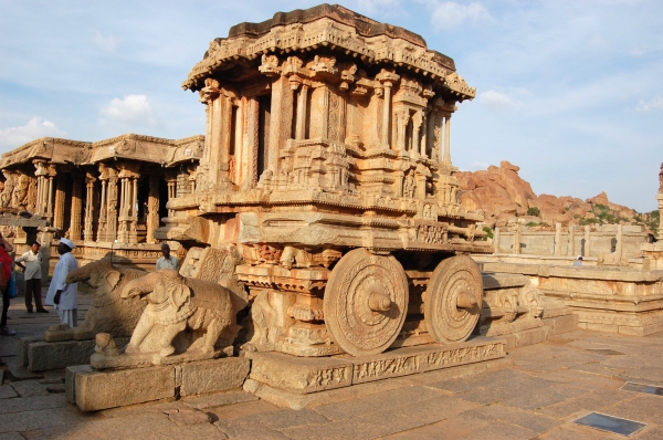 Zdjęcie z Indii - Kamienny rydwan, Hampi