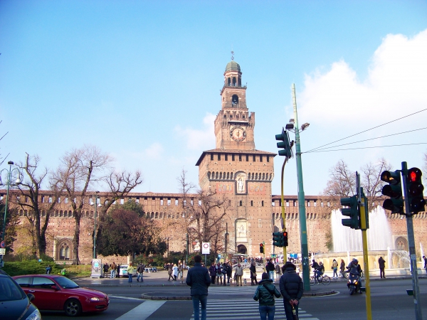 Zdjęcie z Włoch - Castello Sforzesco 