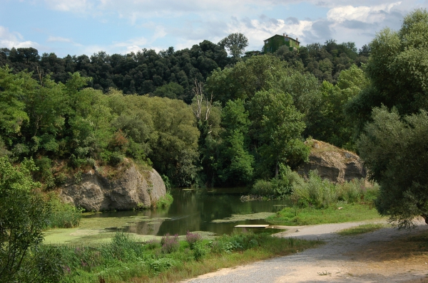 Zdjęcie z Hiszpanii - Besalu - rzeka Fluvia