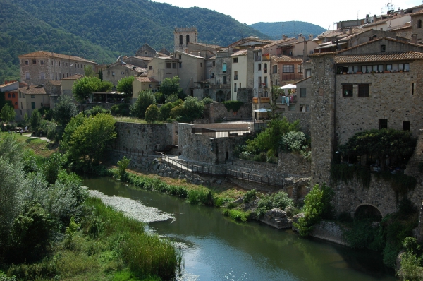 Zdjęcie z Hiszpanii - Besalu - rzeka Fluvia