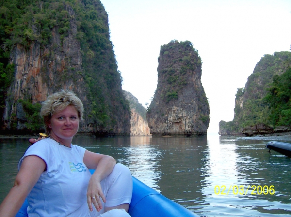 Zdjęcie z Tajlandii - Posrod lagun Andaman Sea