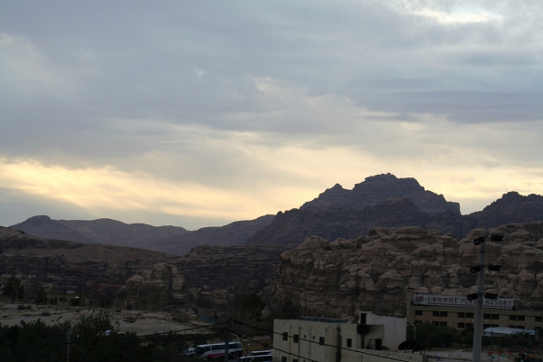 Zdjęcie z Jordanii - panorama na Petrę