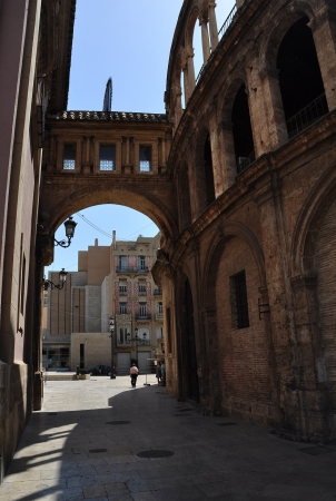 Zdjęcie z Hiszpanii - stare uliczki Walencji