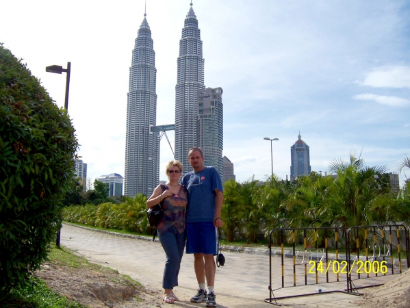 Zdjęcie z Malezji - Z Petronas Towers w tle