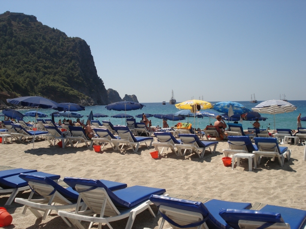 Zdjęcie z Turcji - Alanya. Plaża Kleopatry.