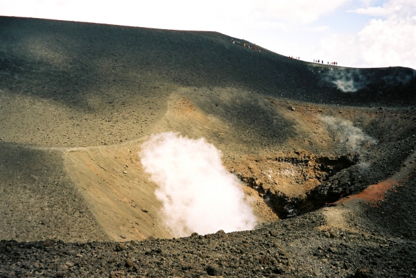 Zdjęcie z Włoch - Etna. Na samym szczycie.