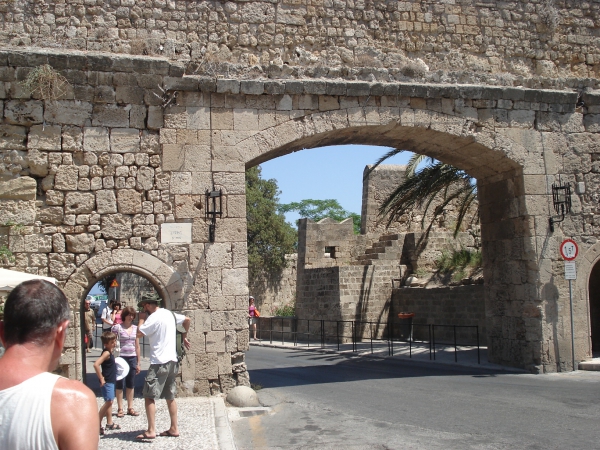 Zdjęcie z Grecji - Stare miasto w Rodos.