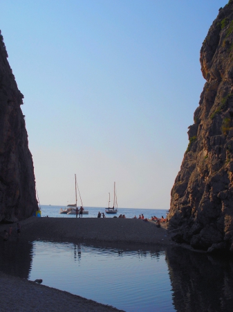 Zdjęcie z Hiszpanii - Nad zatoką Sa Calobra.