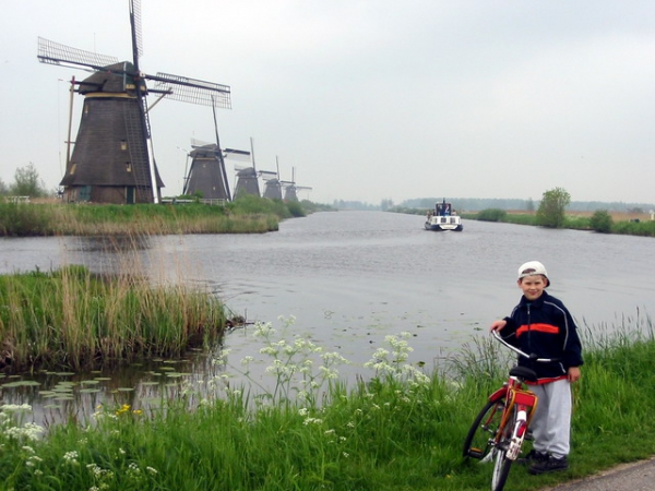 Zdjęcie z Holandii - Kinderdijk.